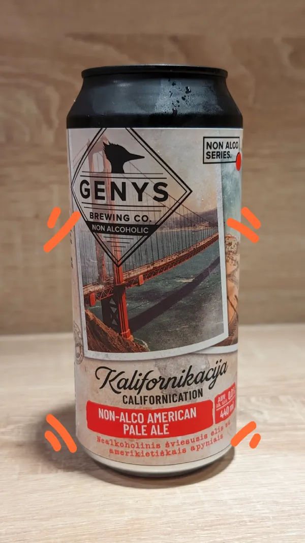 Genys Brewing Co. Kalifornikacija